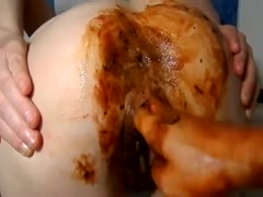 Big ass got fisted and shits